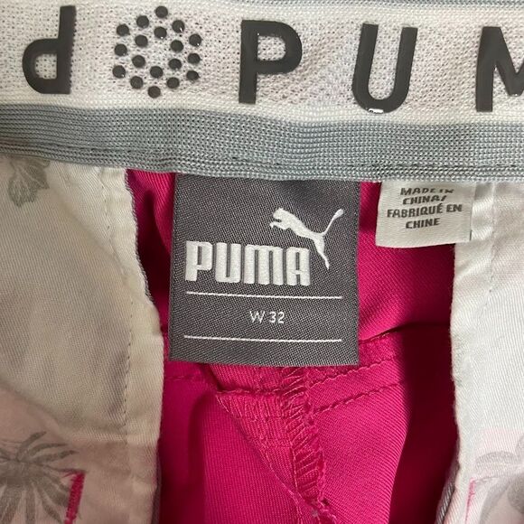 PUMA Men’s Flat-Front 10" Performance Golf Shorts Hot Pink Size 32 - Picture 4 of 4